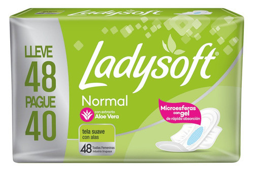 Ladysoft Toalla Normal T.suave X 48 0