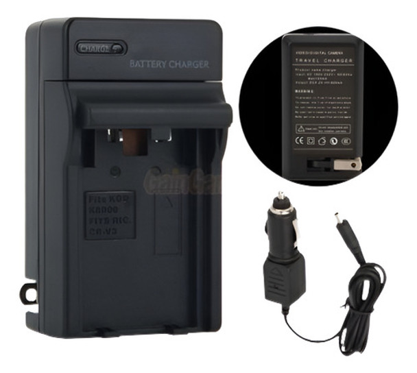 Crv3 Cargador De Batería Para Kodak Easyshare Z650 Z700 Z710 0
