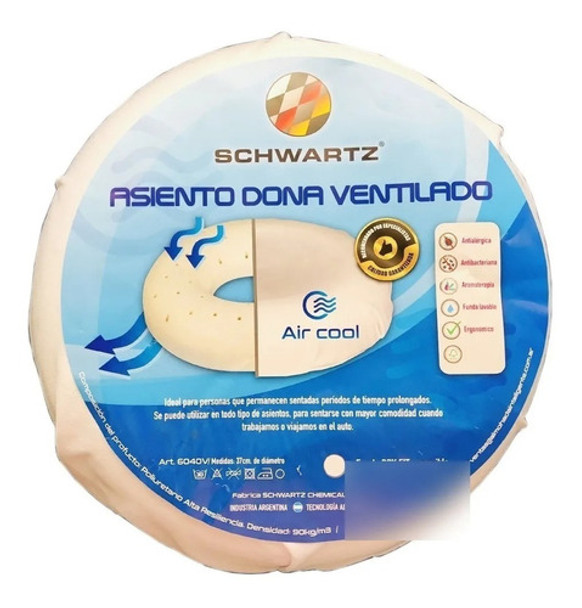Almohadón Aro Anti Escaras Silla De Ruedas Dona Schwartz 0