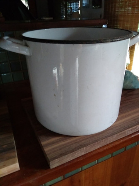 Olla Cacerola Esmaltada Antigua Muy Gruesa 0 Olla Cacerola Esmaltada Antigua Muy Gruesa 0