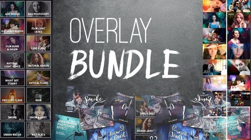 + 700 Overlay Superposiciones Bundle - Photoshop 0