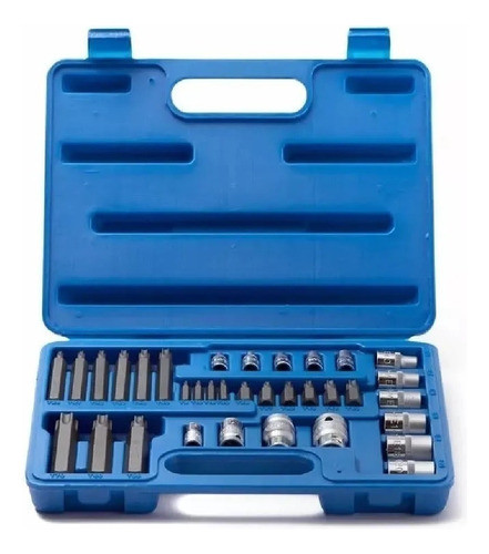 Juego Tubos Torx Hembra Y Puntas Torx Seguridad Bremen 34pz 0