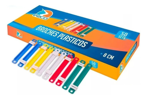 Broches Nepaco Plastico Ezco X 50 Unidades Promo X5cajas!! 0