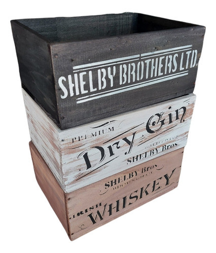 Cajon Peaky Blinders Decorativo Organizador 0