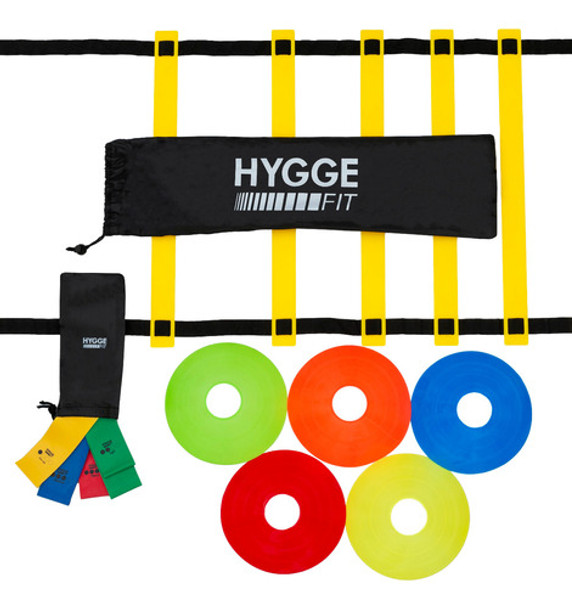 Kit Entrenamiento 10 Cono +escalera Coordinacion +kit Bandas 0