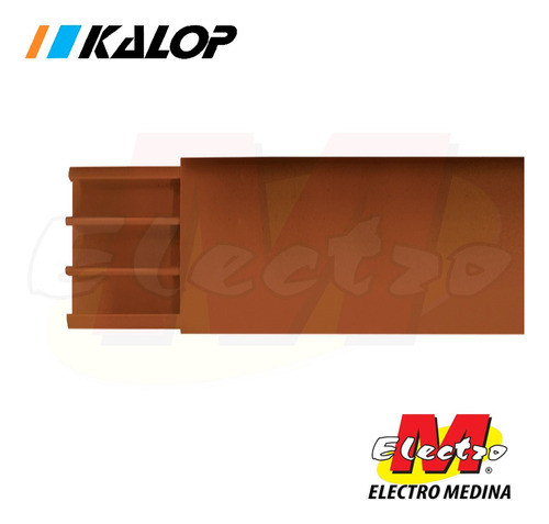 Piso Canal 75x17 Autoad 2m Simil Madera Kalop Electro Medina 0