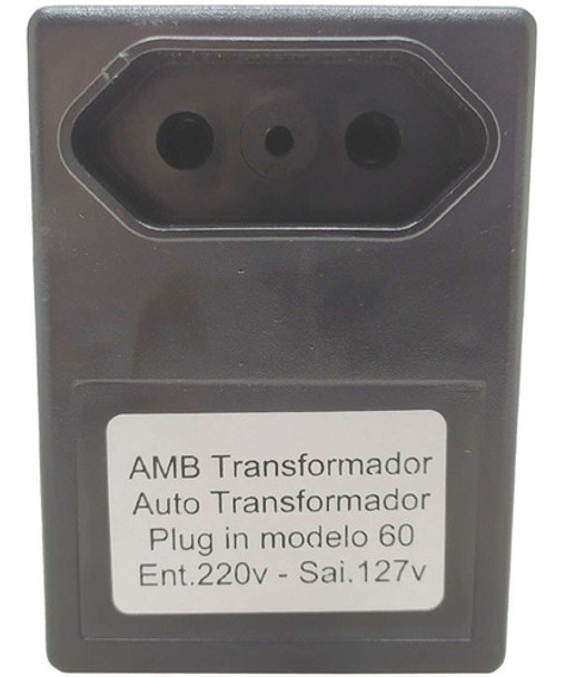 Auto Transformador Entrada 220v Saida 110v 60va 0