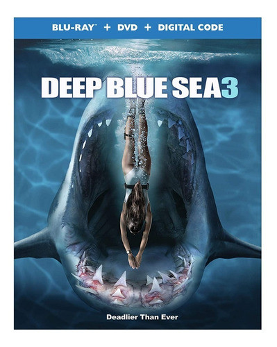 Blu-ray + Dvd Deep Blue Sea 3 / Alerta En Lo Profundo 3 0