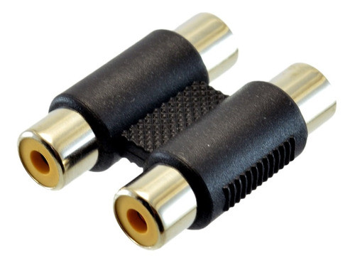 Union Doble Hembra Rca De 2 Vias Para Unir Cables De Audio 0