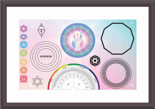 Mesa Radionica Reiki Placa Ps 2mm 50x30 0