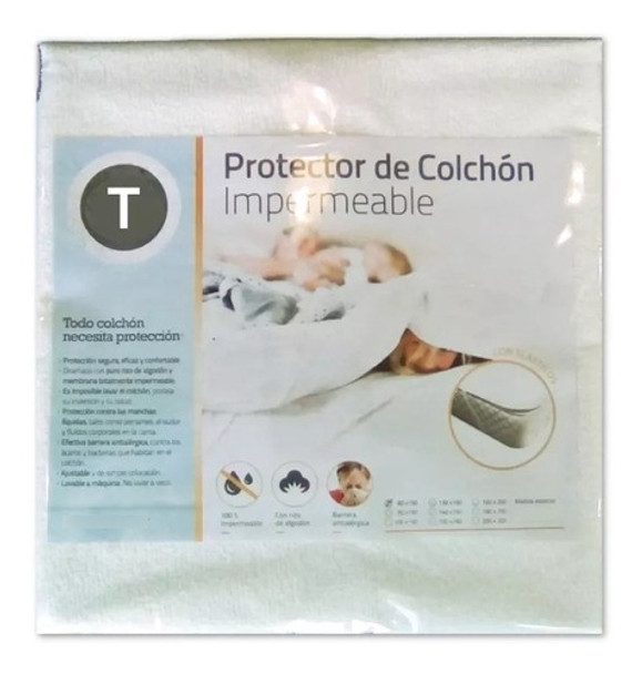 Protector Funda Cubre Colchon Impermeable 80 X 190 1 Plaza Si 0 Protector Funda Cubre Colchon Impermeable 80 X 190 1 Plaza Si 0