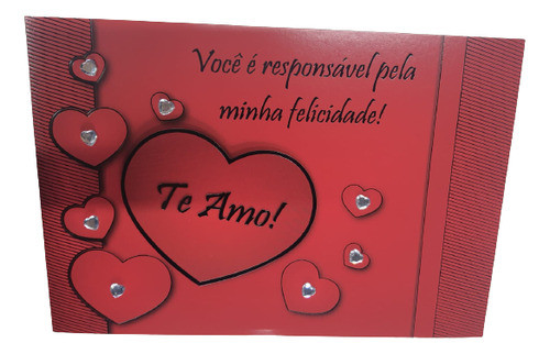 Cartão Dobradura Romântico Decorativo- Modelo 9 0