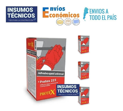 Protex 215  Adhesivo Epoxi Anclajes Fijaciones X 5kg 0