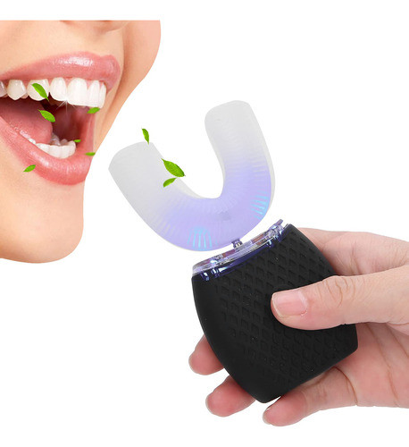 Escova De Dentes Elétrica Recarregável Em Forma De U, Escova 0