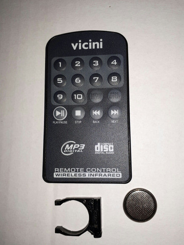 Controle Remoto Mp3 Digital Vicini Portatil Produto Original 0