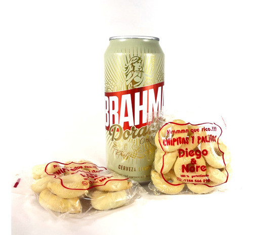 Combo De Lata De Cerveza Brama & Minis Chipas 0