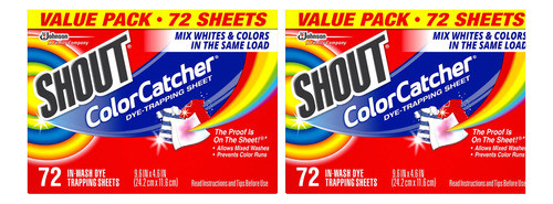 Toallas Para Lavarropas Conservadoras De Color Shout 144 U. 0