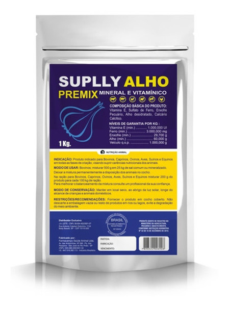 Alho 1 Kg Para Piolhos De Galinhas Vermifugo De Aves 0