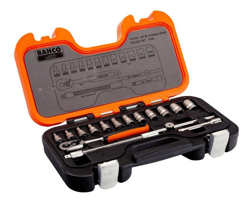 Set bocallaves Accesorios hexagonal 1/4 Caja Plastica bahco 0