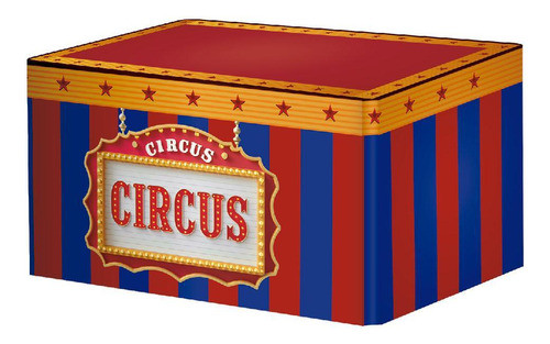 Capa De Mesa Circo Em Tecido Sublimado Veste Fácil 0