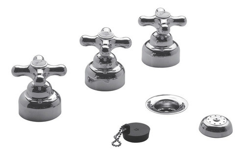 Grifería Fv Malena Bidet Con Transferencia Cromada Baño 0