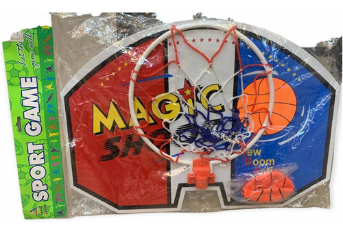 Tablero De Basket Con Pelota Y Inflador En Bolsa 0