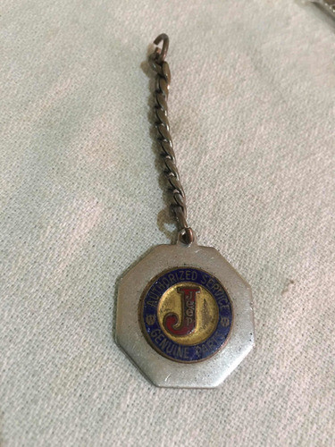 Llavero Antiguo Esmaltado Jeep 0