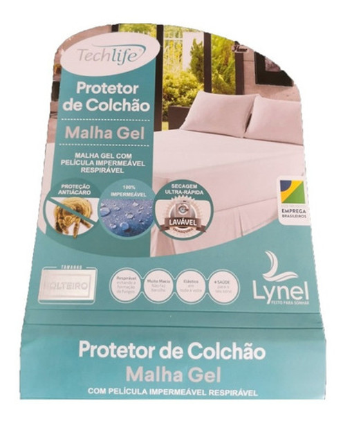 Protector Cubre Colchón Sábana Impermeable Thechlife 1 Plaza 0