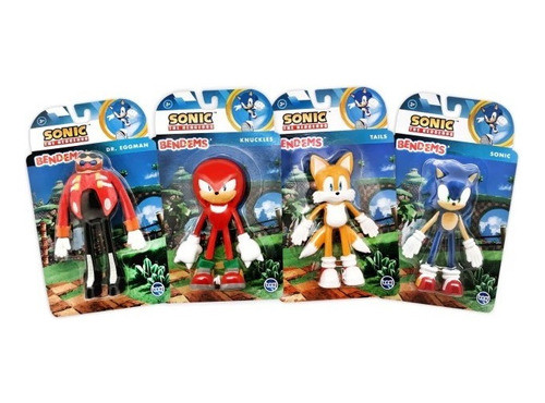 Muñecos Sonic Muñecos Bend-ems Surtido Tapimovl 1219 0