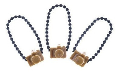 3 Pcs/set Muñeca Cámara De Plástico De Accesorios Para Barbi 0