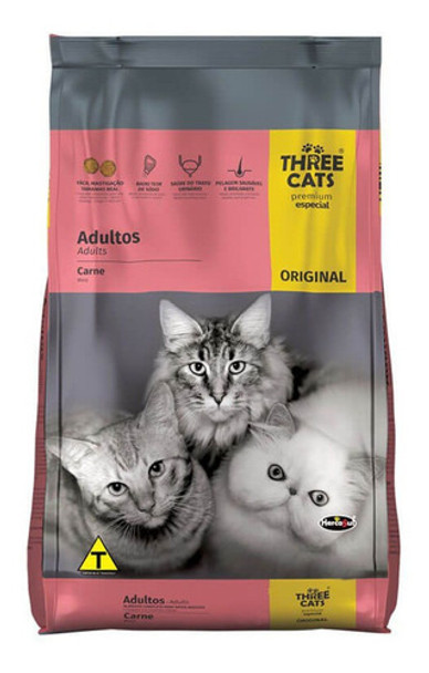 Three Cats Original Adulto 10 Kg + Salsa + Envio + Regalo 0