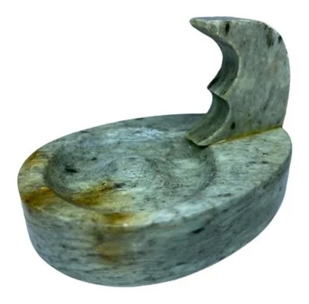 Incensário Oval Meia Lua - Aromatizador Em Pedra Sabão 0 Incensário Oval Meia Lua - Aromatizador Em Pedra Sabão 0