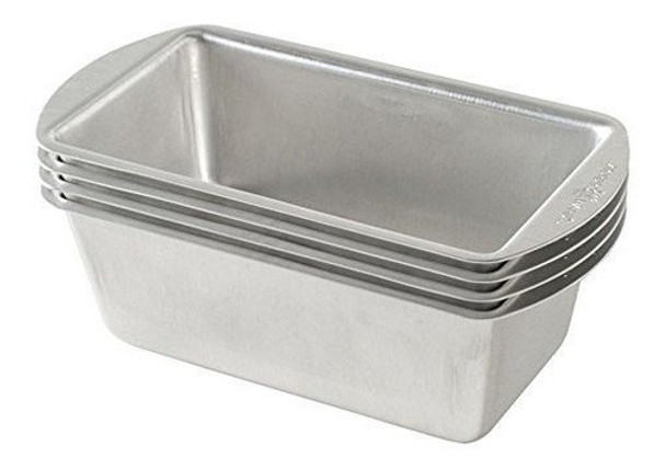 Nordic Ware Natural Aluminum Mini Pan Comercial Con Cuatro S 0