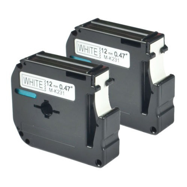 2 Negro Pk En Marca Blanca Cinta Compatible Para Pt85 De P-t 0