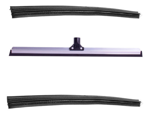 Rodo De Alumínio Duplo Multiuso 60cm S/c Com 2 Refis Extra 0 Rodo De Alumínio Duplo Multiuso 60cm S/c Com 2 Refis Extra 0