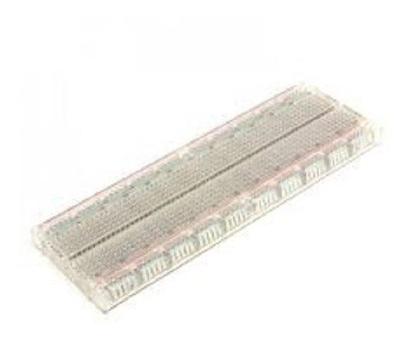 Protoboard Cristal (transparente) 830 Pontos 0