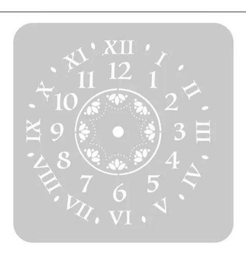 Stencil De Reloj Doble Eq 0