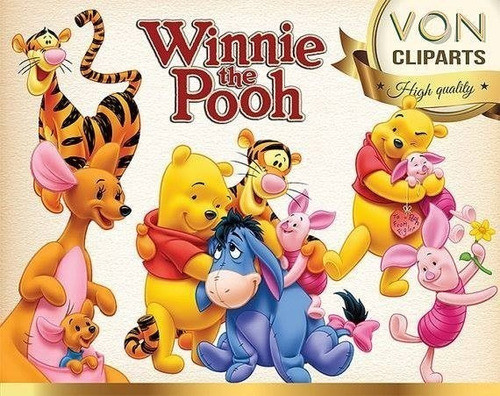 Kit Imprimible Winnie Pooh 3 - 36 Imagenes Png -  Ver Promo 0