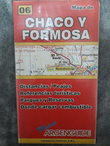 Mapas Argenguide Nro 6 Chaco Y Formosa 0