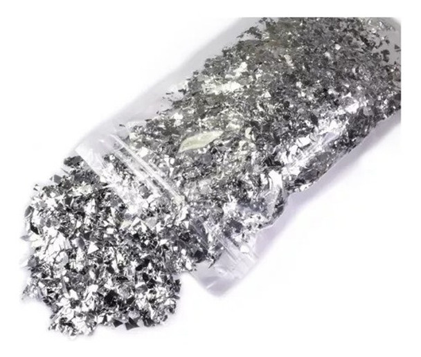 Escamas Hoja Plata  Especial Para Resina Y Velas X 5grs 0