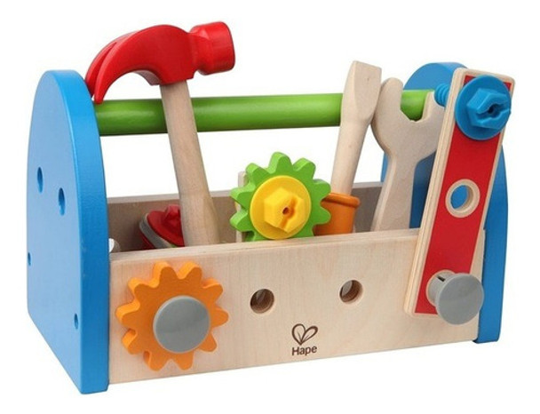 Juego Caja De Herramientas Madera Niño Hape-mvd Kids 0
