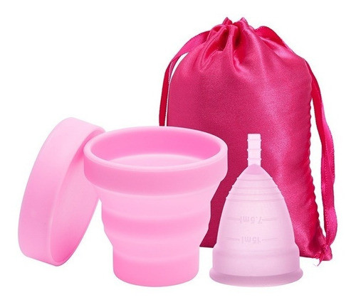 Kit Copo Esterilizador Com Coletor Menstrual De Silicone 0