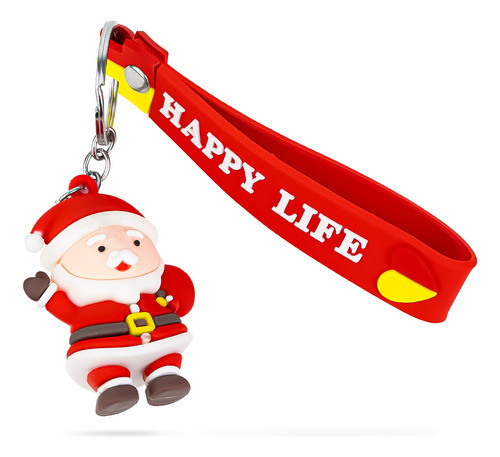 Chaveiro Papai Noel Mimo Natal Chaveirinho Argola Para Chave 0