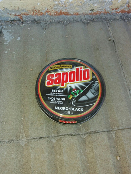 Lata Chapa Crema Sapilio Lustrar Zapato 0