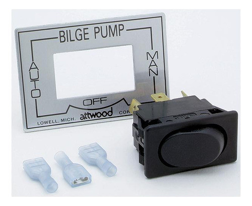 Tablero Switch Llave Bomba De Achique Lancha Nautica 0