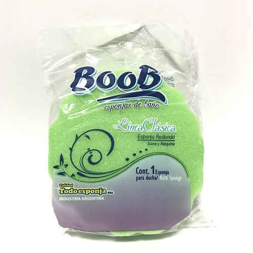 Esponja De Baño Boob Redonda 0