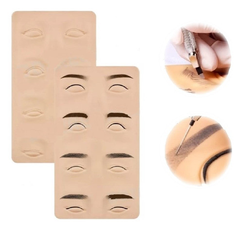 Piel Sintética P/practica Maquillaje Microblading Silicona 0