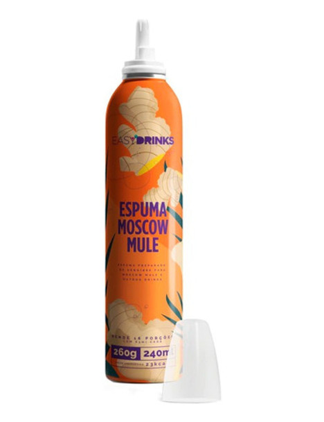 Espuma De Gengibre Drink Moscow Mule Pronta Spray 200g 0