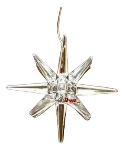 Estrella Luminosa Transparente Cambia De Color Automáticaman 0