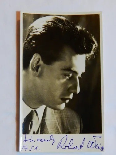 Fotografia Firmada Robert Weisz Original Autografo 0